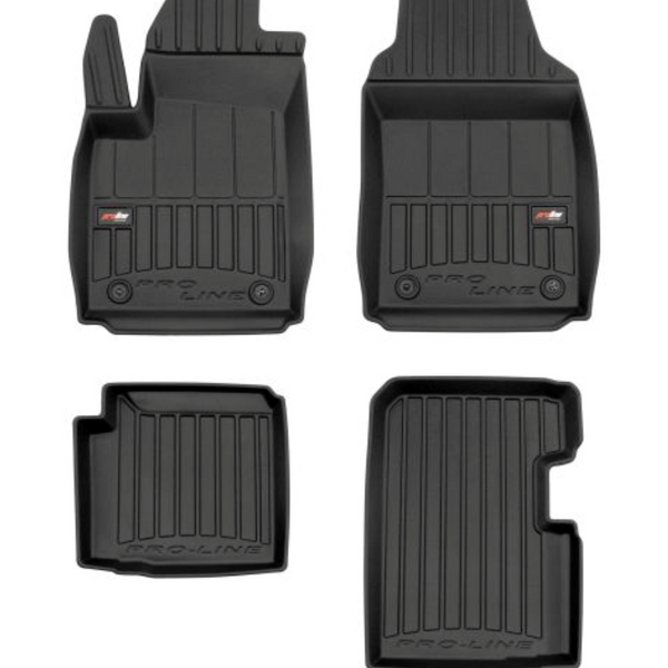 Hótálca gumiszőnyegek Fiat 500 Hybrid, gyártmány 02.2020 - jelen, ferdehátú karosszéria | 3D426696