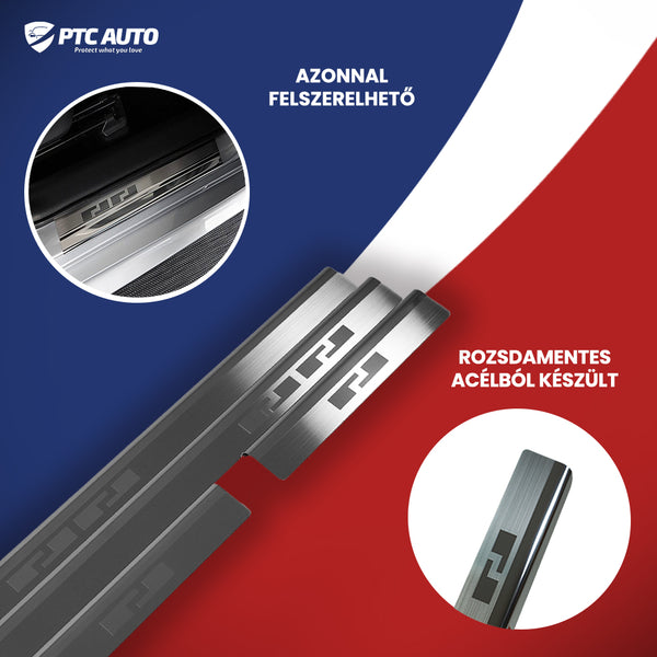 Rozsdamentes acél küszöbvédők Ford Galaxy III, gyártmány 09.2015 - jelen, van karosszéria | 08-1212