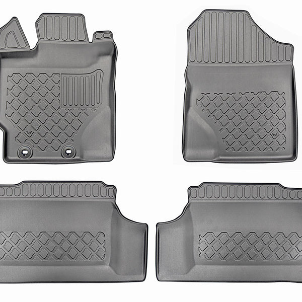 Hótálca gumiszőnyegek Toyota Yaris III, gyártmány 09.2011 - 08.2020, ferdehátú karosszéria | 602773