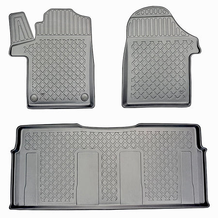 Hótálca gumiszőnyegek Mercedes Vito W447, gyártmány 10.2014 - jelen, van karosszéria a 3. sor kivételével | 603352