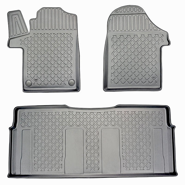 Hótálca gumiszőnyegek Mercedes V-Class W447, gyártmány 06.2014 - jelen, van karosszéria a 3. sor kivételével | 603352