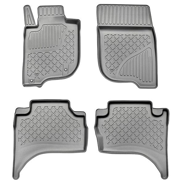 Hótálca gumiszőnyegek Mitsubishi L200 Facelift, gyártmány 2019 - jelen, pickup karosszéria dupla kabin | 603495