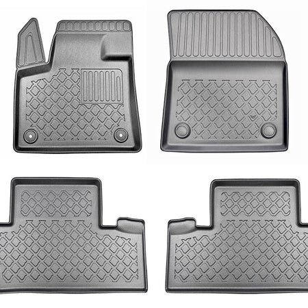 Hótálca gumiszőnyegek Peugeot 5008 II, gyártmány 07.2017 - jelen, suv karosszéria a 3. sor kivételével | 603574