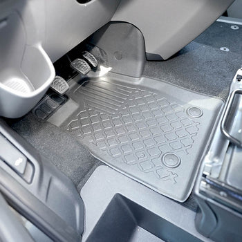 Hótálca gumiszőnyegek Ford Tourneo Custom Facelift, gyártmány 02.2018 - 06.2023, van karosszéria l1 és l2 tengelytáv, manuális sebességváltó | 653145