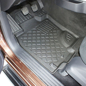 Hótálca gumiszőnyegek Nissan Navara, gyártmány 01.2016 - jelen, pickup karosszéria dupla kabin | 603274