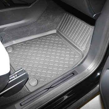 Hótálca gumiszőnyegek Tesla Model X, gyártmány 10.2016 - 12.2020, suv karosszéria 6-7 üléses, első autószőnyegek | 653861