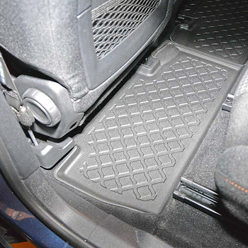 Hótálca gumiszőnyegek Peugeot 5008 II, gyártmány 07.2017 - jelen, suv karosszéria facelift egyaránt, 3. üléssor nélkül | 603574