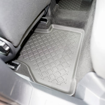 Hótálca gumiszőnyegek Volkswagen Caddy, gyártmány 11.2020 - jelen, van karosszéria 5-7 üléses, 3. üléssor nélkül | 603886