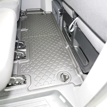 Hótálca gumiszőnyegek Volkswagen T6 .1 Caravelle, gyártmány 2019 - jelen, van karosszéria hosszú tengelytáv, 2. üléssorhoz | 683105