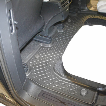 Hótálca gumiszőnyegek Tesla Model X Facelift, gyártmány 01.2021 - jelen, suv karosszéria 6 üléses, 2. üléssorhoz | 683861