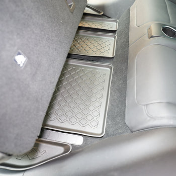 Hótálca gumiszőnyegek Tesla Model X Facelift, gyártmány 01.2021 - jelen, suv karosszéria 5-7 üléses, 2. sor és 3. sor | 683875