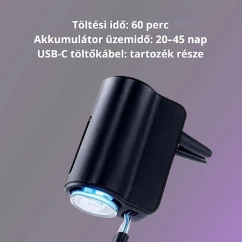 Fekete mini AMOS Diffúzor + 3 illat AJÁNDÉK