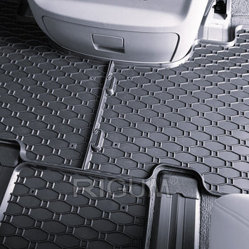 Gumiszőnyegek Hyundai Staria, gyártmány 2022 - jelen, van karosszéria 7 üléses, 2. és 3. sor | 905922