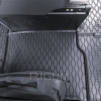 Gumiszőnyegek Volkswagen T7 Caravelle, gyártmány 2025 - jelen, van karosszéria 2 üléses, kardánvédőt tartalmazza | 906226