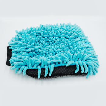 AMOS Powerfluff ultra nedvszívó mikroszálas törölköző, kék, 1000 GSM, 60x80 cm + AJÁNDÉK kesztyű