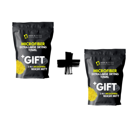 Csomag: 2 db Ultra Nagy Arka Ride mikroszálas törölköző (1000 GSM) + 2 db AJÁNDÉK mikroszálas kesztyű