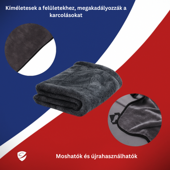 Csomag: 2 db Ultra Nagy Arka Ride mikroszálas törölköző (1000 GSM) + 2 db AJÁNDÉK mikroszálas kesztyű