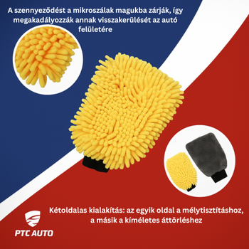 Big Boss Arka Ride mikroszálas törölköző, dupla rétegű, 1200 GSM + AJÁNDÉK kesztyű