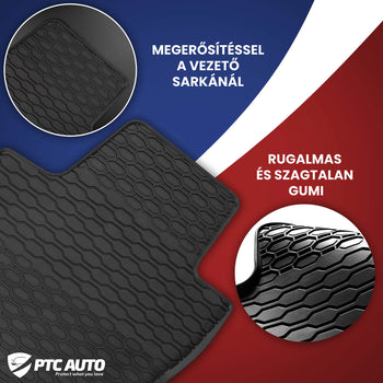 Gumiszőnyegek Ford Mondeo IV, gyártmány 09.2007 - 12.2014, ferdehátú karosszéria | 844