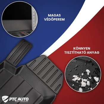 Hótálca gumiszőnyegek Volkswagen Golf 8 MHEV, gyártmány 11.2020 - jelen, ferdehátú karosszéria | 3D426689