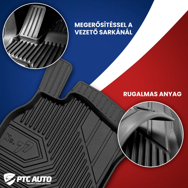 Hótálca gumiszőnyegek Alfa Romeo 147, gyártmány 2001 - 2010, ferdehátú karosszéria | 77408586