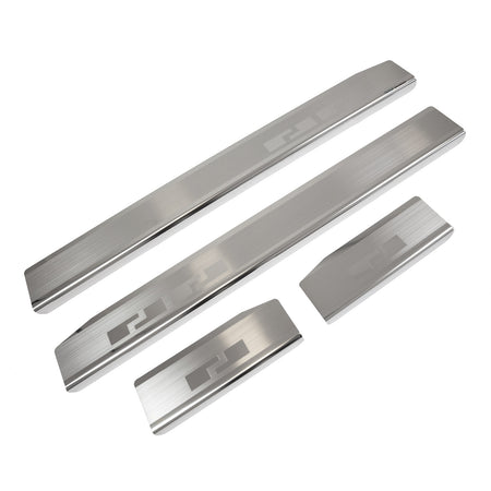 Rozsdamentes acél küszöbvédők Skoda Octavia III, gyártmány 05.2013 - jelen, ferdehátú karosszéria facelift | 08-0575