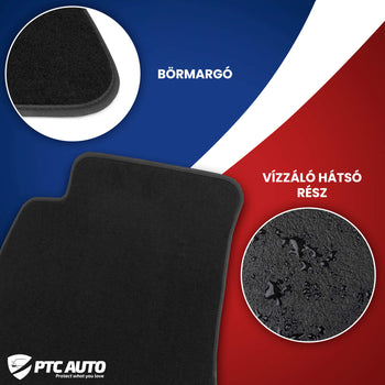 Szövetszőnyegek (fekete) Honda Civic VIII, gyártmány 2006 - 2012, ferdehátú karosszéria | M170508