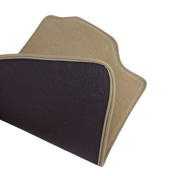 Szövetszőnyegek (bézs) Seat Leon II 1P, gyártmány 07.2005 - 2012, ferdehátú karosszéria, kerek rögzítő rendszer | 1069754BEIGE