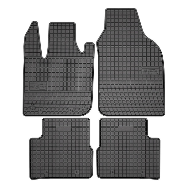 Gumiszőnyegek Fiat 500 electric, gyártmány 11.2020 - jelen, ferdehátú karosszéria | ET426559