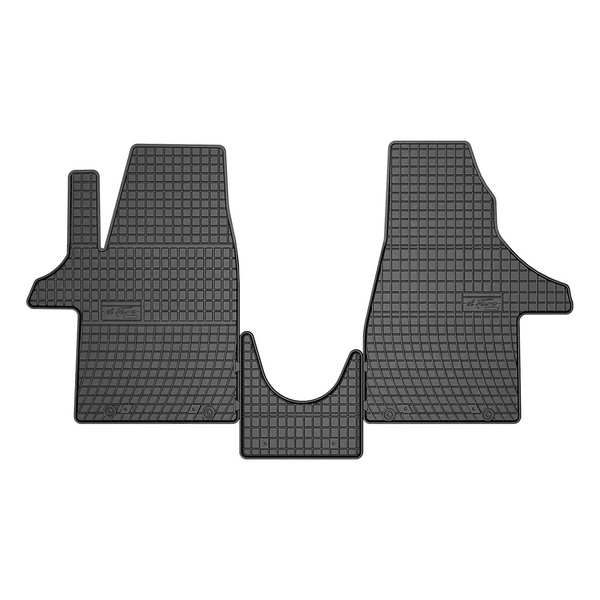 Gumiszőnyegek Volkswagen T6 .1 Transporter, gyártmány 2019 - jelen, van karosszéria 1. üléssor | ET445536