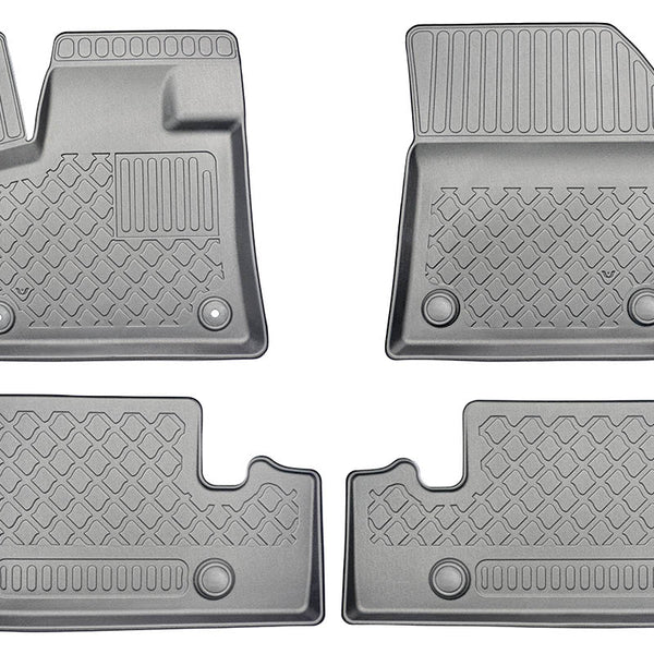 Hótálca gumiszőnyegek Peugeot 3008 II, gyártmány 11.2016 - jelen, suv karosszéria facelift egyaránt, hibrid és hibrid4 kivitelhez nem, focal hi-fi rendszerrel | 603573