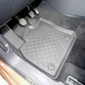 Hótálca gumiszőnyegek Volkswagen Caddy Cargo, gyártmány 11.2020 - jelen, van karosszéria 5-7 üléses, első autószőnyegek | 653886