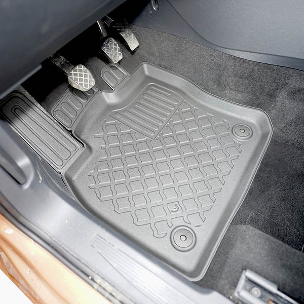 Hótálca gumiszőnyegek Volkswagen Caddy Cargo, gyártmány 11.2020 - jelen, van karosszéria 5-7 üléses, első autószőnyegek | 653886