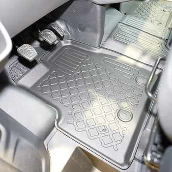 Hótálca gumiszőnyegek Ford Transit Custom, gyártmány 01.2013 - 06.2023, van karosszéria 2 üléses, automata sebességváltó | 653125