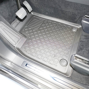 Hótálca gumiszőnyegek Tesla Model X Facelift, gyártmány 01.2021 - jelen, suv karosszéria 5-7 üléses, első autószőnyegek | 653874