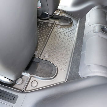 Hótálca gumiszőnyegek Tesla Model X Facelift, gyártmány 01.2021 - jelen, suv karosszéria 6 üléses, 3. üléssorhoz | 693874