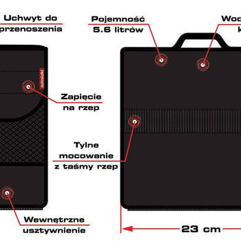 CargoBag rendszerező táska csomagtartóba - 23 cm