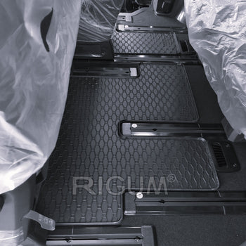 Gumiszőnyegek Hyundai Staria, gyártmány 2022 - jelen, van karosszéria 2. sor és 3. sor, 9 üléses | 905939