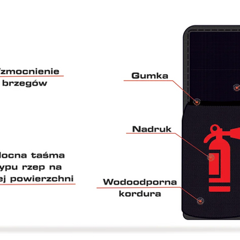 Tűzoltókészülék védőhuzat