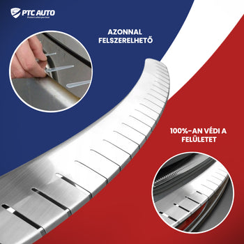 Rozsdamentes Acél Lökhárítóvédők Skoda Yeti, gyártmány 2009.06 - 2017.11, suv karosszéria #1