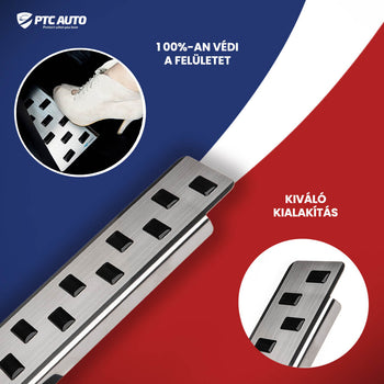 Rozsdamentes acél lábtámasz védők Mitsubishi L200, gyártmány 2007 - 2015.05, pickup karosszéria #1