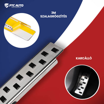 Rozsdamentes acél lábtámasz védők Mitsubishi L200, gyártmány 2007 - 2015.05, pickup karosszéria #1